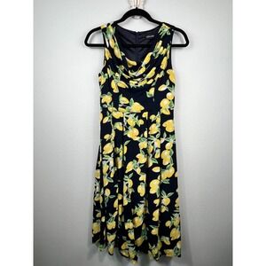 ModCloth | Liza Luxe Duly Delighted Midi Dress in‎ Lemon Size Small